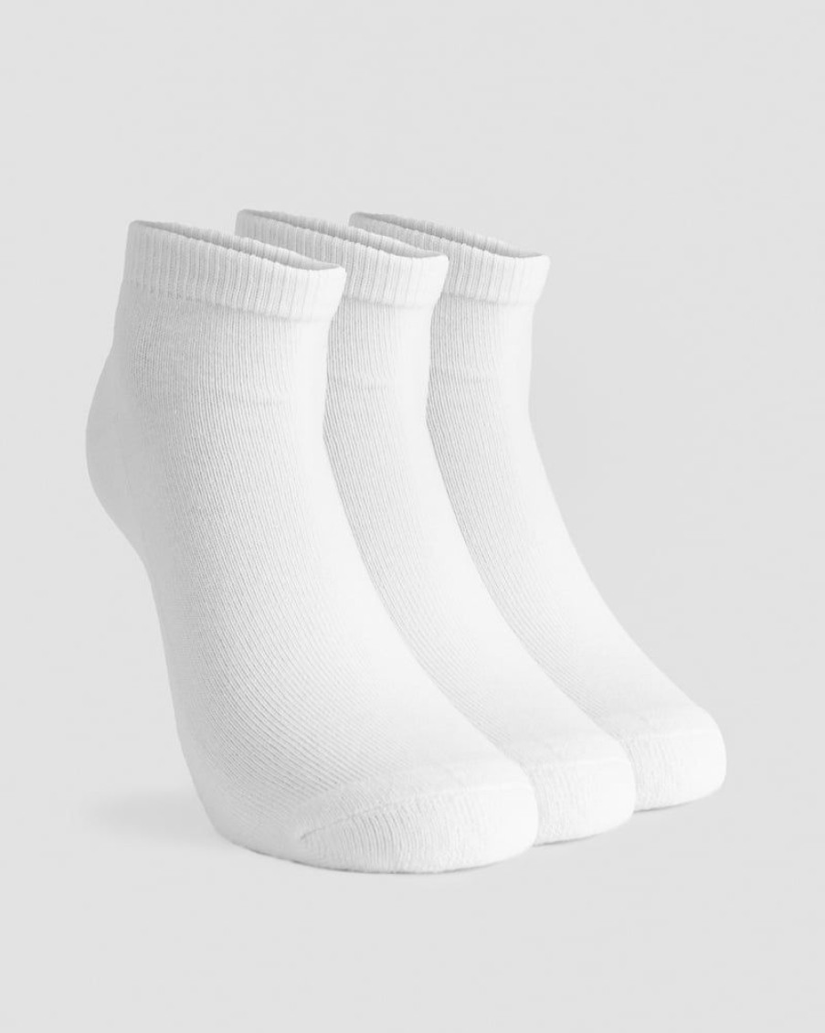 Naiset ICIW Sukat | Ankle Socks 3-Pack White