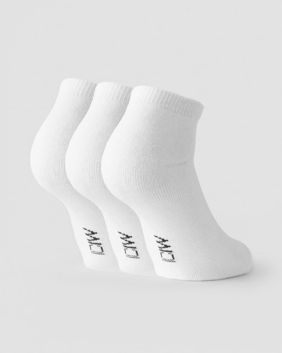 Naiset ICIW Sukat | Ankle Socks 3-Pack White