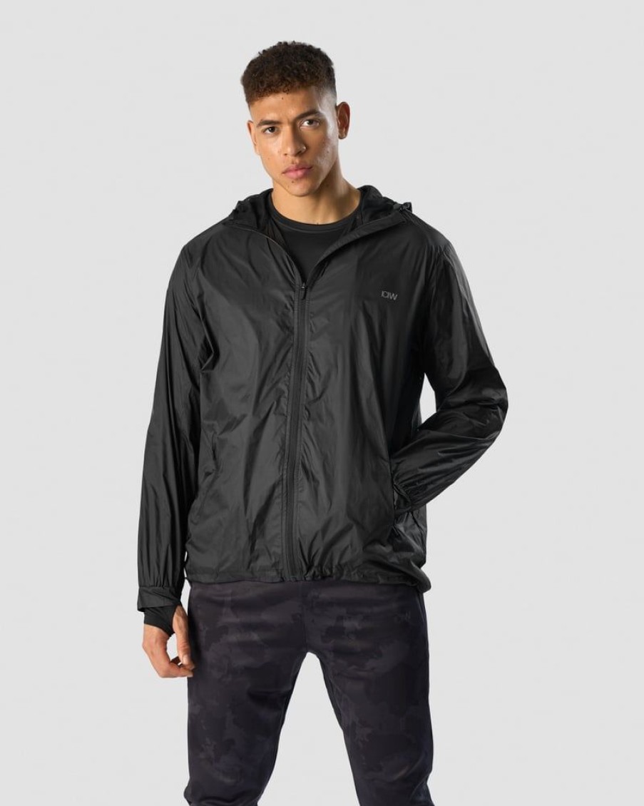 Miehet ICIW Takit & Liivit | Mercury Windjacket Black Men