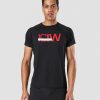 Miehet ICIW T-Paidat | Training Mesh T-Shirt Black Men