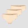 Naiset ICIW Alusvaatteet | Soft Thong 3-Pack Beige