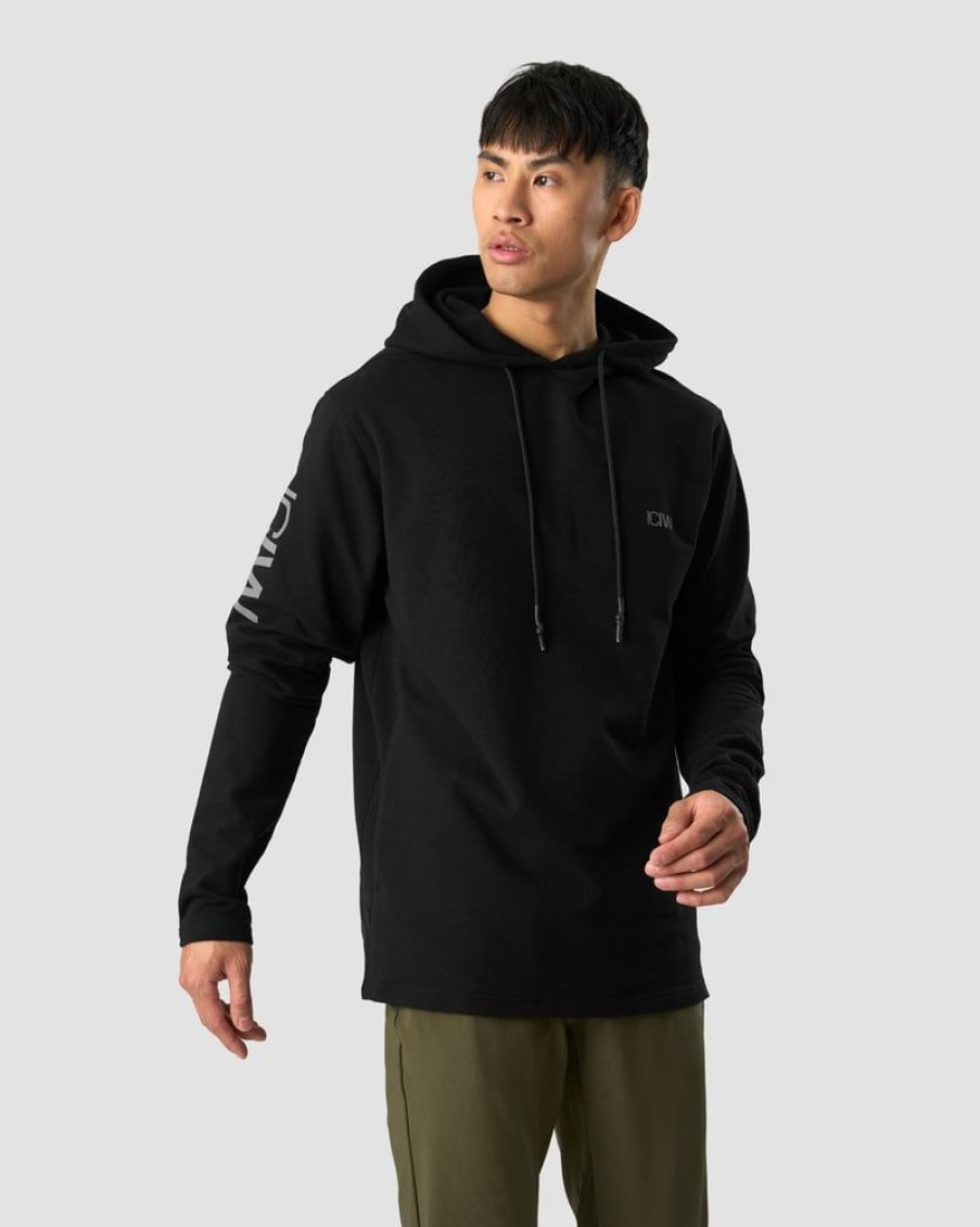 Miehet ICIW Pitkahihaiset Paidat | Stride Hoodie Men Black