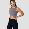 Naiset ICIW Topit | Nimble Crop Top Grey Wmn