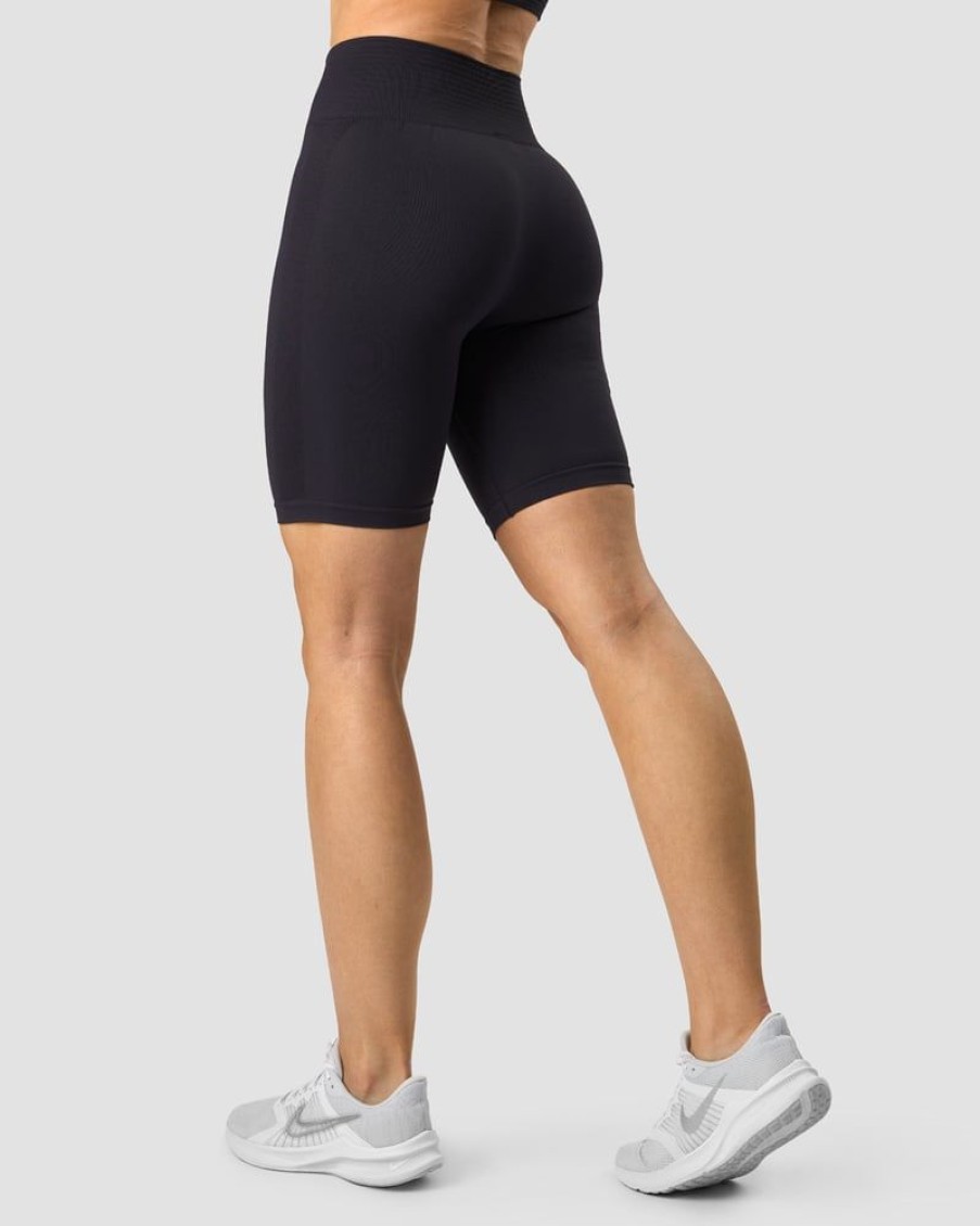 Naiset ICIW Seamless | Define Seamless Pocket Biker Shorts Dk Graphite