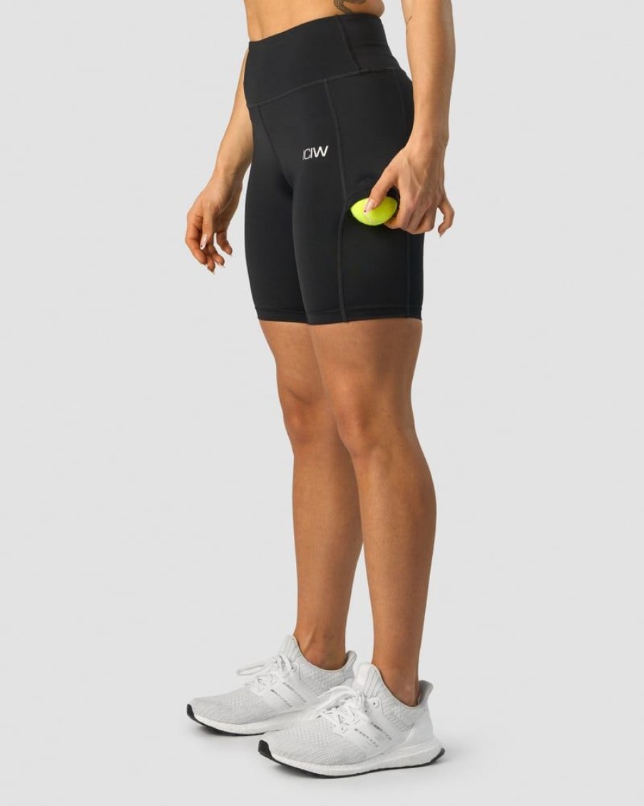 Naiset ICIW Shortsit | Training Biker Shorts Black Wmn