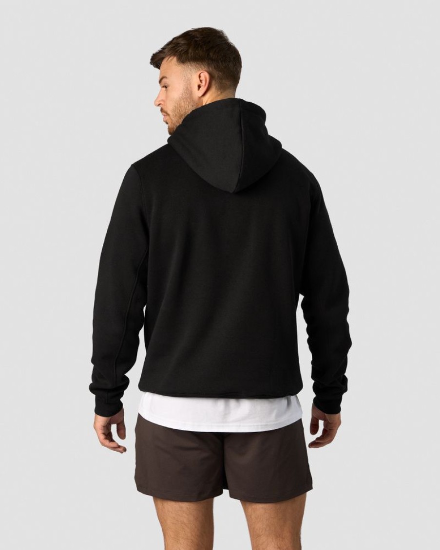 Miehet ICIW Pitkahihaiset Paidat | Everyday Hoodie Side Logo Men Black