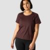 Naiset ICIW T-Paidat | Stride T-Shirt Wmn Burgundy