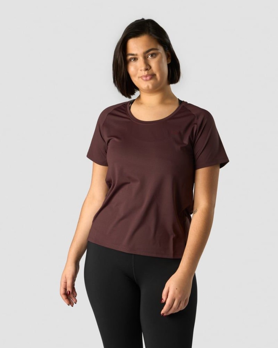 Naiset ICIW T-Paidat | Stride T-Shirt Wmn Burgundy