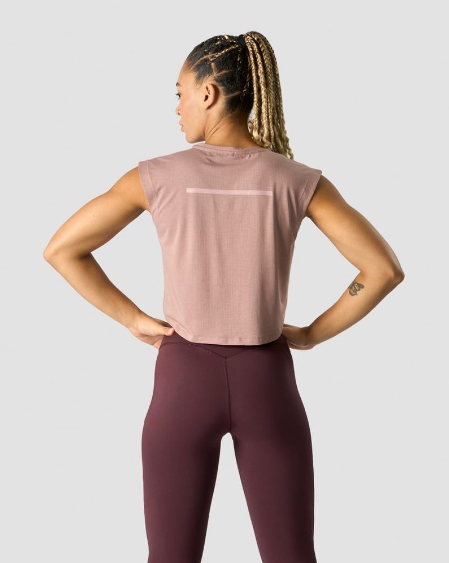 Naiset ICIW Topit | Stride Cropped Tank Wmn Light Mauve