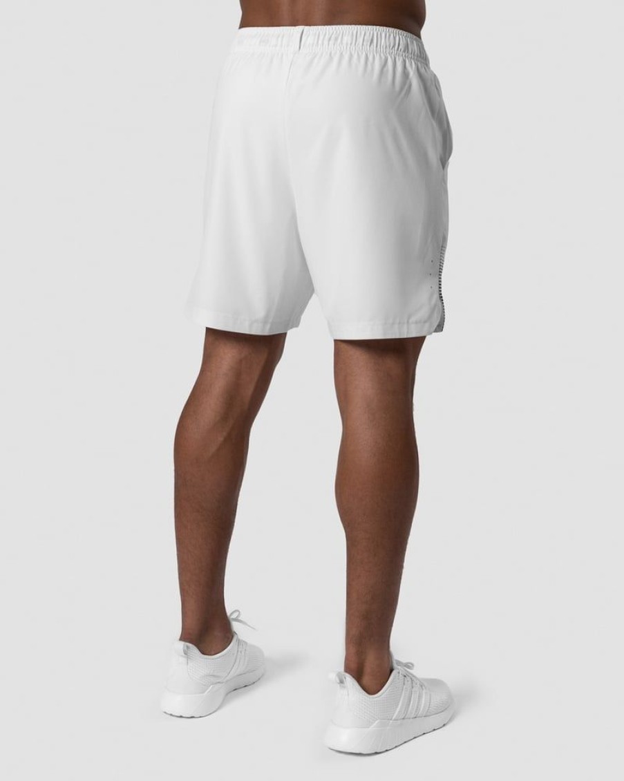 Miehet ICIW Shortsit | Smash Padel 2-In-1 Shorts White/Navy Men