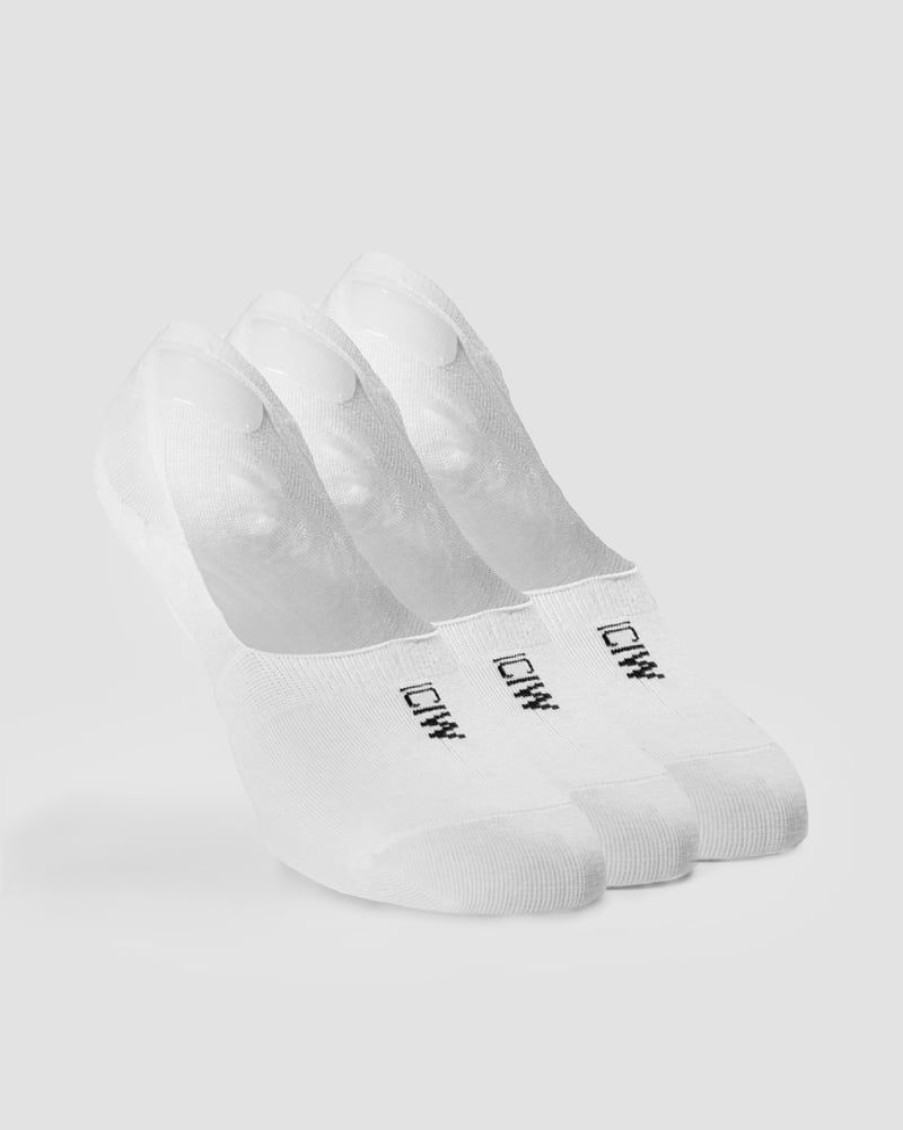 Naiset ICIW Sukat | Invisible Socks 3-Pack White