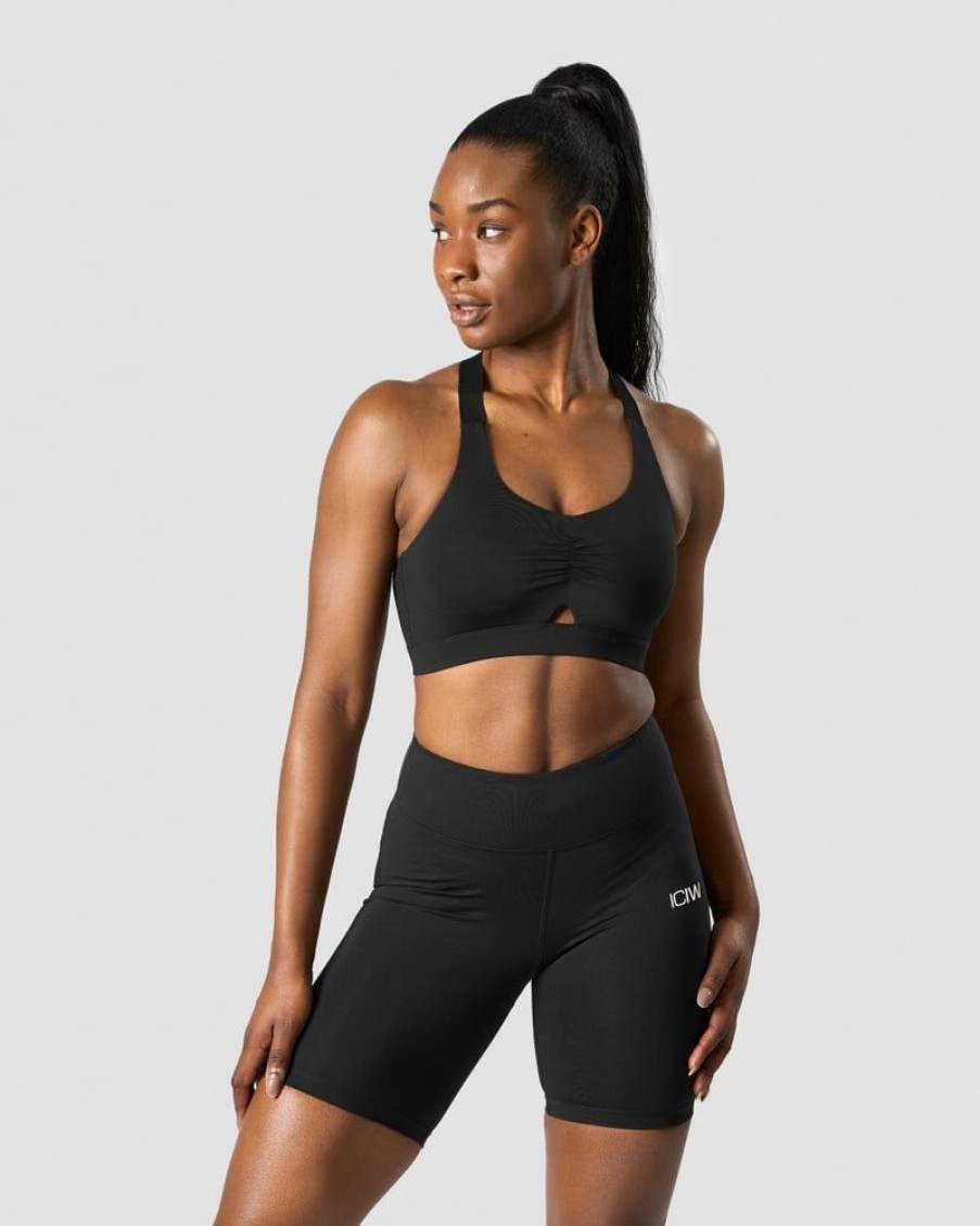 Naiset ICIW Urheiluliivit | Scrunch Adjustable Sports Bra Black