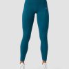 Naiset ICIW Trikoot & Leggingsit | Ribbed Define Seamless Pocket Tights Teal