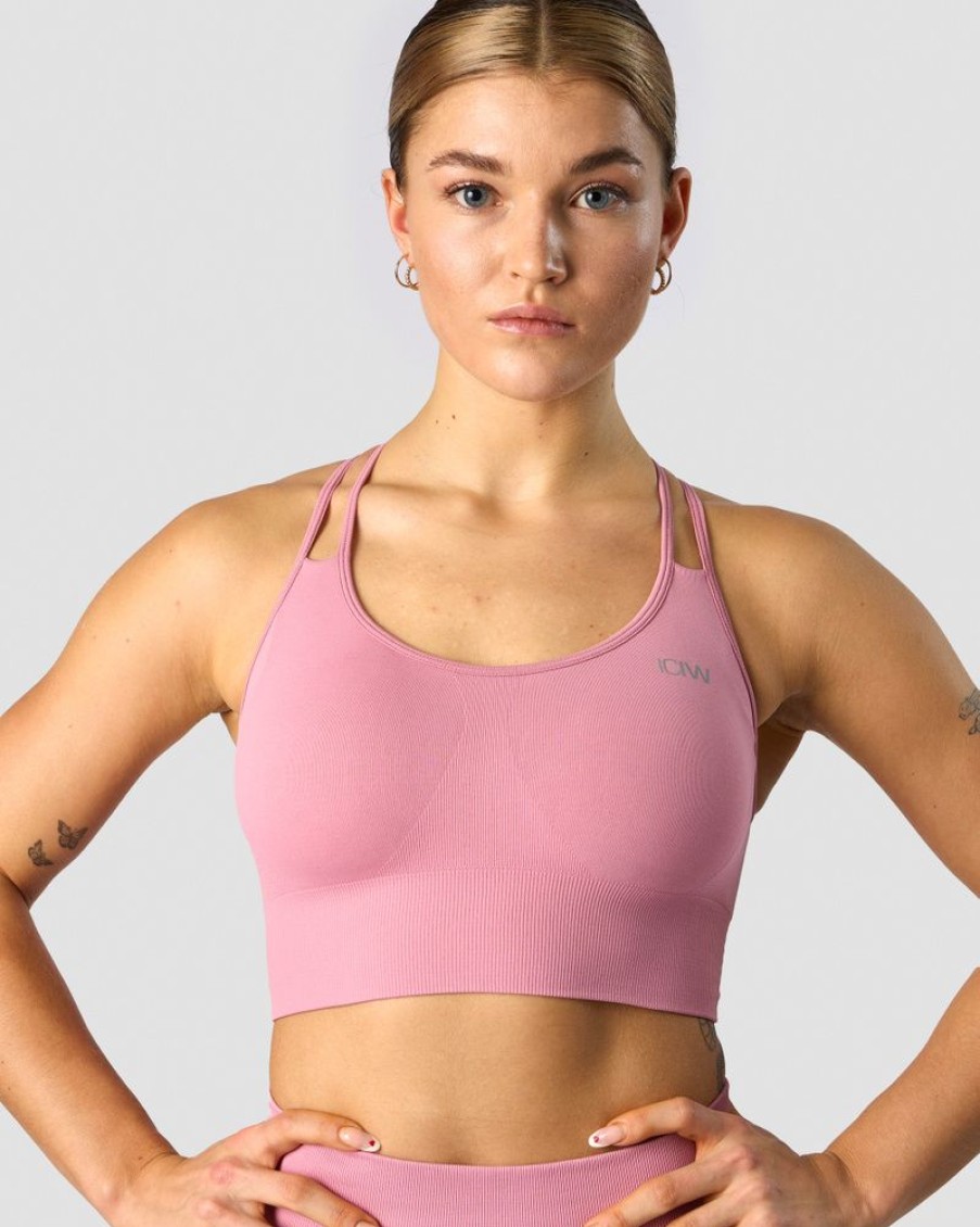 Naiset ICIW Urheiluliivit | Define Seamless Sports Bra Dusty Pink