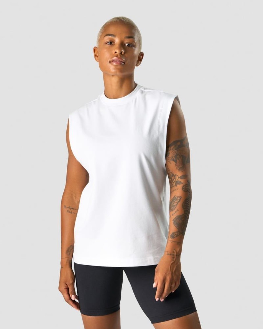 Naiset ICIW Topit | Everyday Cotton Tank Top White