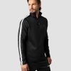 Miehet ICIW Pitkahihaiset Paidat | Track 1/4 Zip Jacket Black Men