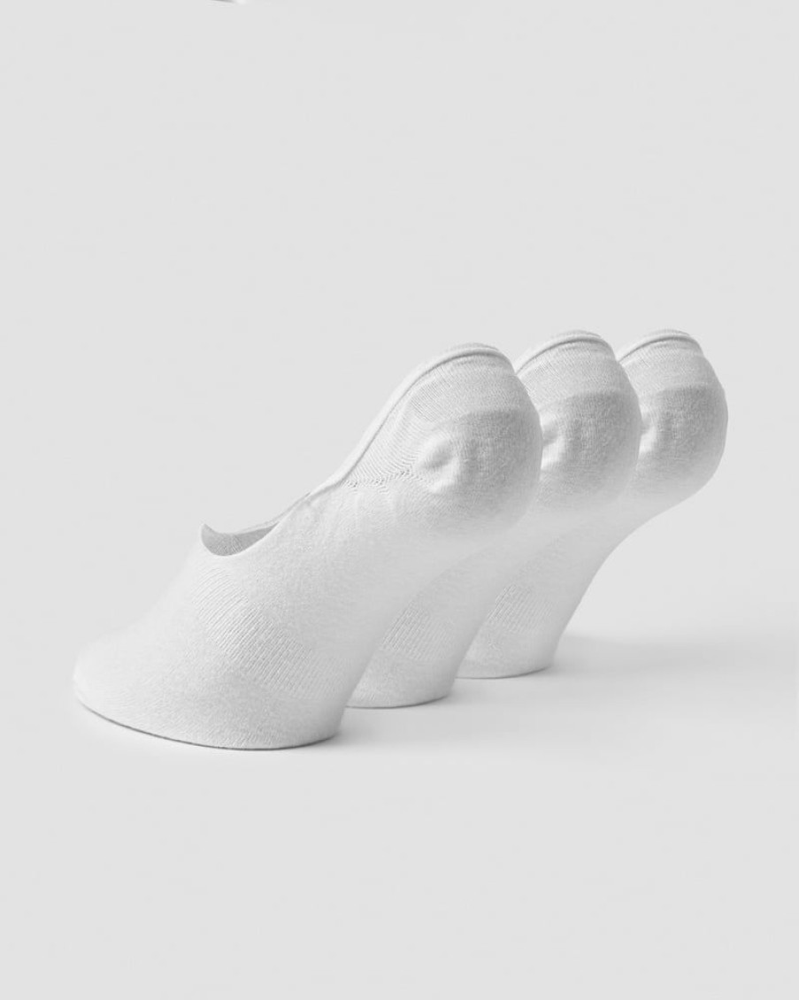 Naiset ICIW Sukat | Invisible Socks 3-Pack White