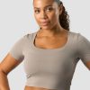 Naiset ICIW T-Paidat | Nimble Soft Cropped T-Shirt Greige