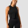 Naiset ICIW Seamless | Deluxe Seamless Cropped Tank Top Black