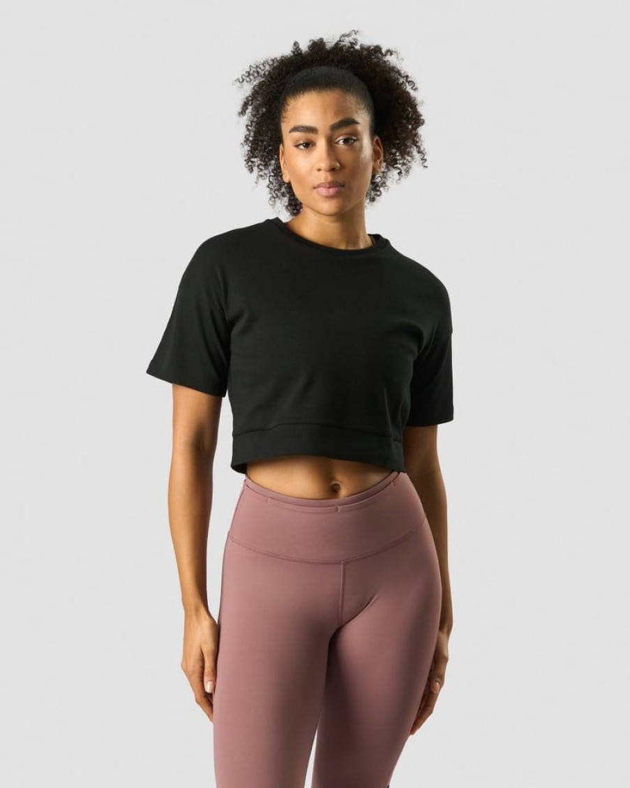 Naiset ICIW T-Paidat | Stance Cropped T-Shirt Wmn Black