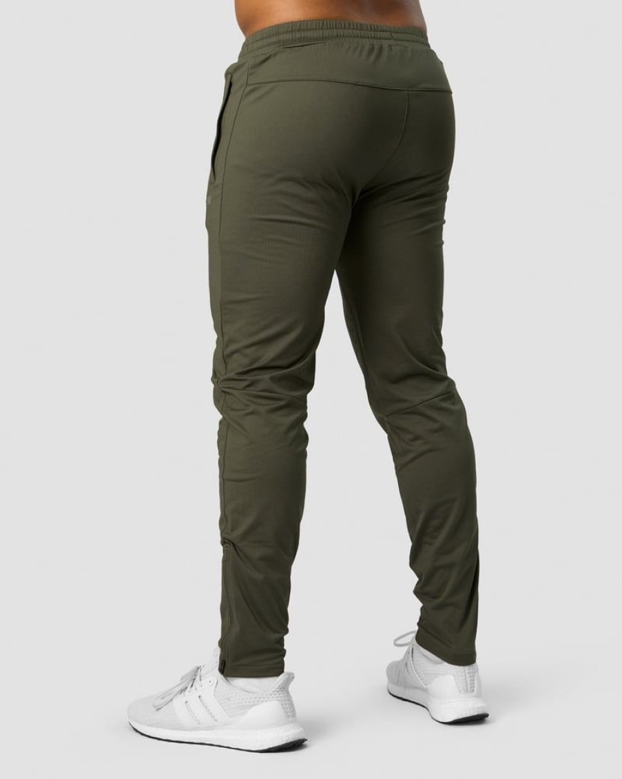 Miehet ICIW Housut | Ultimate Training Zip Pants Green