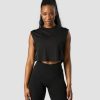 Naiset ICIW Topit | Rush Cropped Tank Top Black