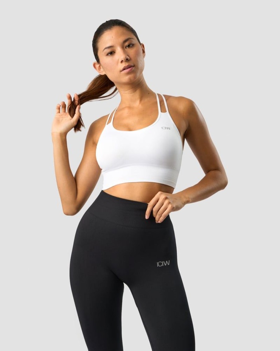 Naiset ICIW Urheiluliivit | Define Seamless Sports Bra White