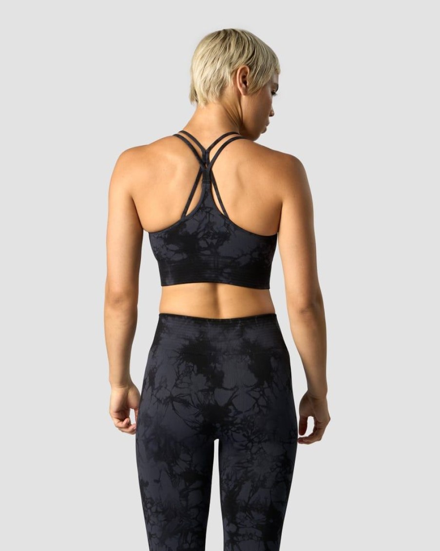 Naiset ICIW Urheiluliivit | Define Seamless Tie Dye Sports Bra Midnight