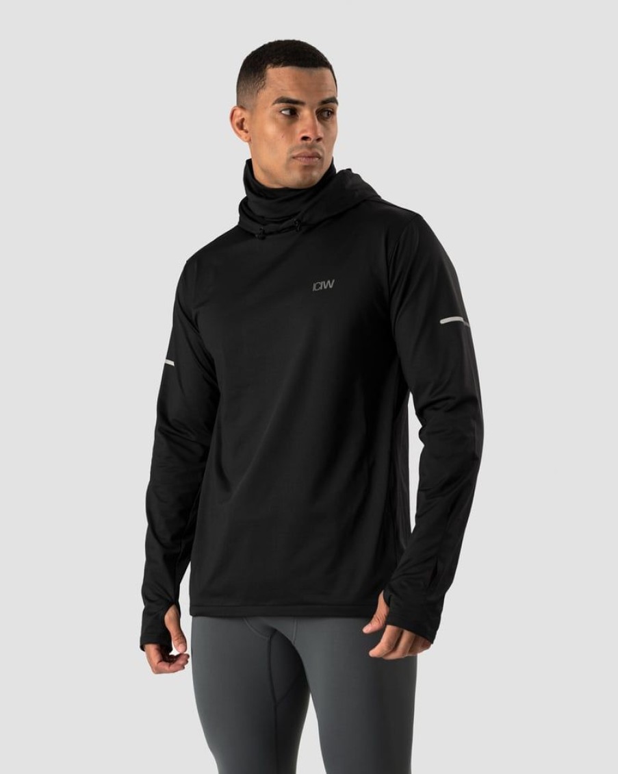 Miehet ICIW Hupparit | Mercury Pullover Hoodie Black