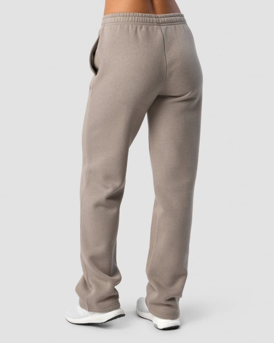 Naiset ICIW Housut | Everyday Straight Leg Sweatpants Greige