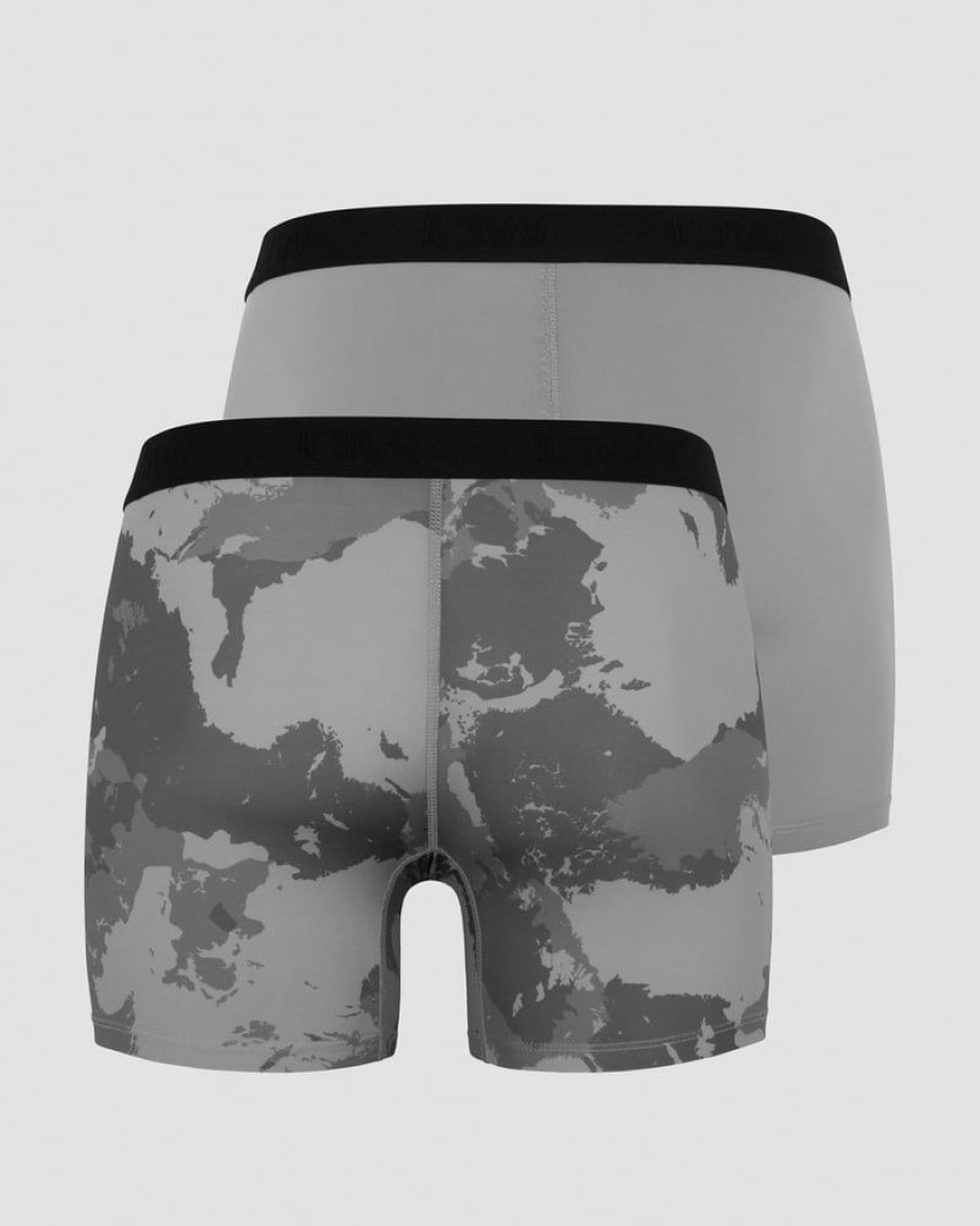 Miehet ICIW Alusvaatteet | Sport Boxer 2-Pack Grey/Camo