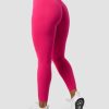 Naiset ICIW Trikoot & Leggingsit | Define Seamless Scrunch Tights Bright Pink