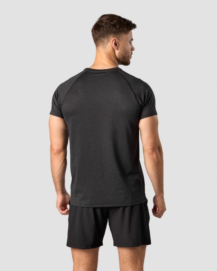 Miehet ICIW T-Paidat | Training Mesh T-Shirt Men Dark Grey