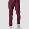 Miehet ICIW Housut | Ultimate Training Zip Pants Burgundy