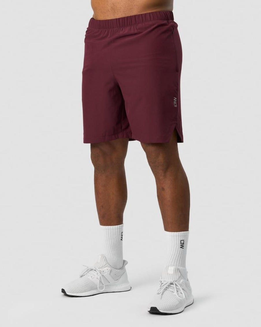 Miehet ICIW Shortsit | Ultimate Training Shorts Men Burgundy