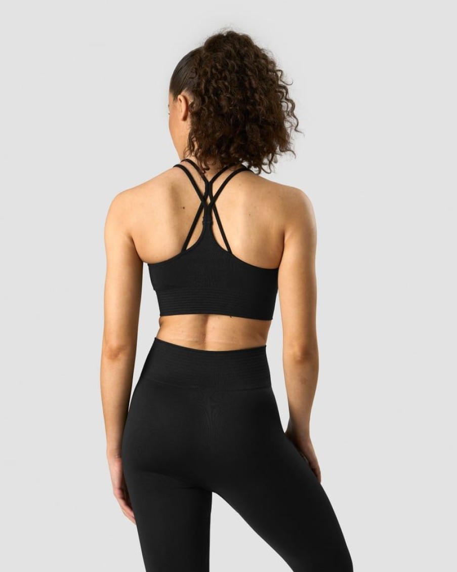 Naiset ICIW Urheiluliivit | Define Seamless Sports Bra Black/Black