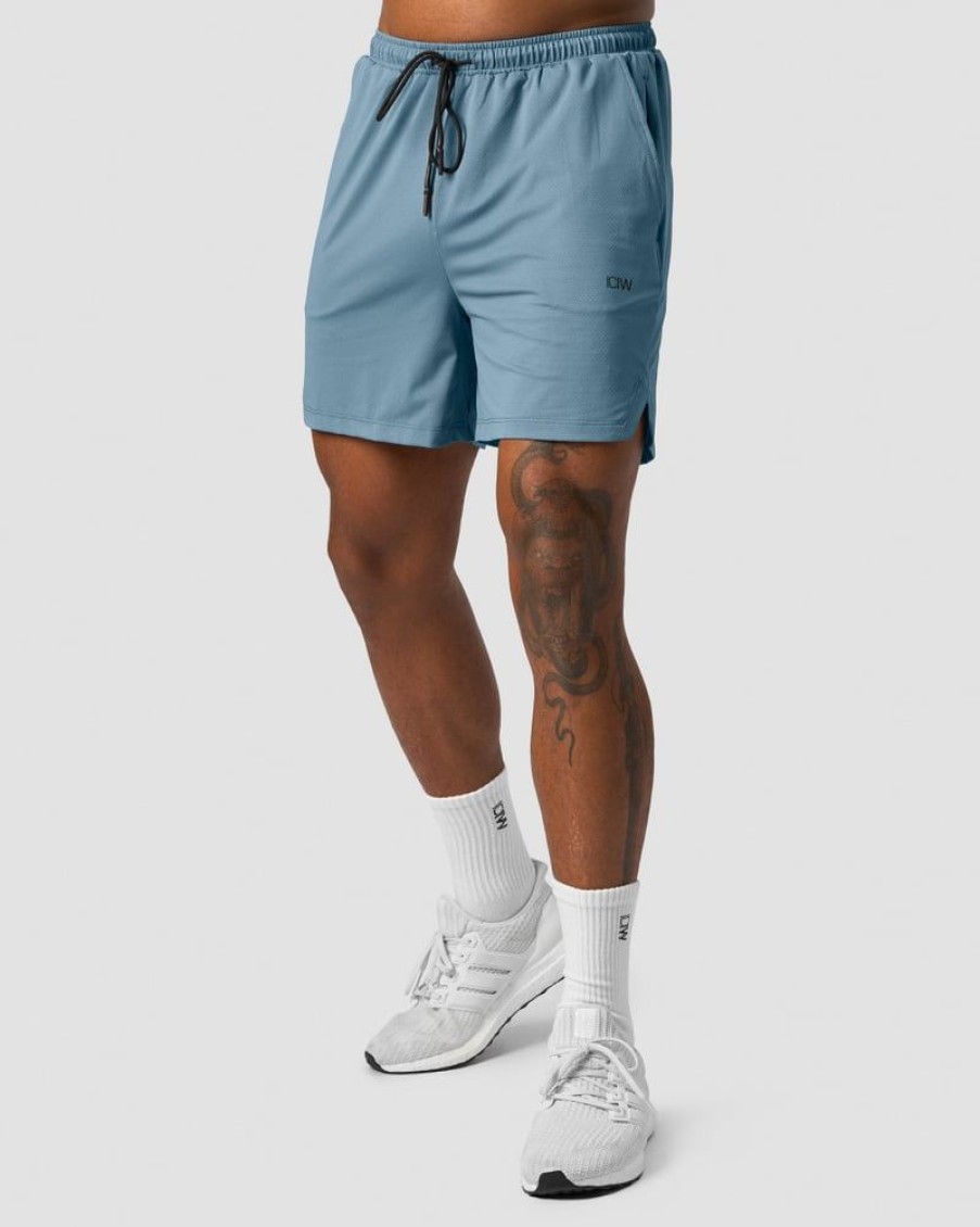 Miehet ICIW Shortsit | Stride Shorts Men Steel Blue