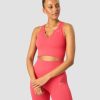 Naiset ICIW Seamless | Ribbed Define Seamless Tank Top Coral Red