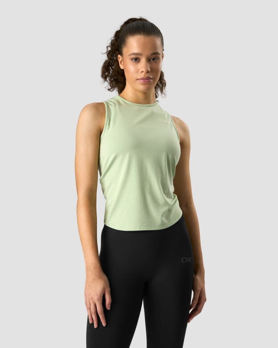 Naiset ICIW Topit | Empowering Open Back Tank Spring Green