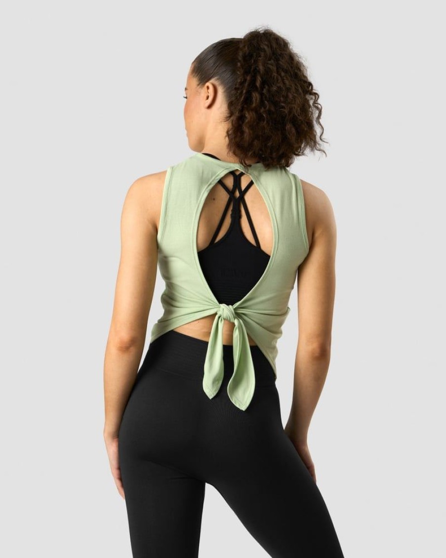 Naiset ICIW Topit | Empowering Open Back Tank Spring Green