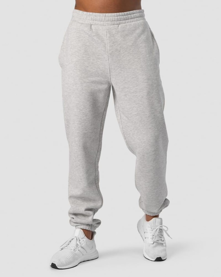 Miehet ICIW Housut | Everyday Sweatpants Men Light Grey Melange