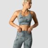 Naiset ICIW Urheiluliivit | Define Seamless Tie Dye Sports Bra Stormy Blue