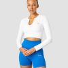 Naiset ICIW Seamless | Ribbed Define Seamless Cropped Long Sleeve White