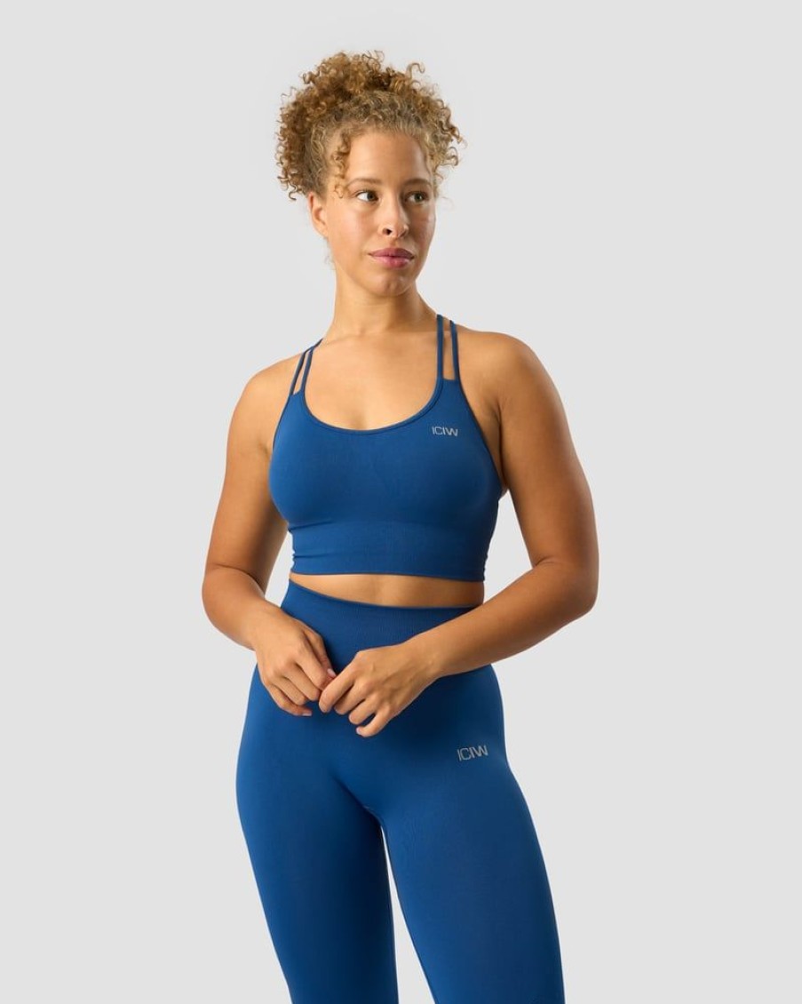 Naiset ICIW Urheiluliivit | Define Seamless Sports Bra Dark Navy