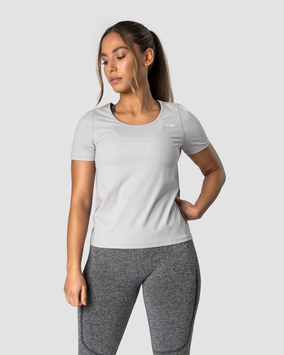 Naiset ICIW T-Paidat | Everyday Tech T-Shirt Wmn Lt Grey