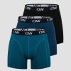 Miehet ICIW Alusvaatteet | Boxer 3-Pack Black/Teal