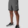 Miehet ICIW Shortsit | Smash Padel 2-In-1 Shorts Dark Grey/Black Men