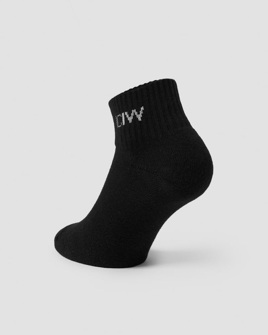 Naiset ICIW Sukat | Training Half Socks Black