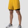 Miehet ICIW Shortsit | Mercury 2-In-1 Shorts Mustard