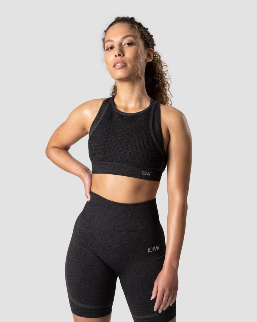 Naiset ICIW Urheiluliivit | Queen Mesh Icon Sports Bra Graphite Melange